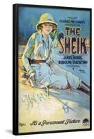 The Sheik Movie Rudolph Valentino Agnes Ayres Poster Print-null-Framed Poster