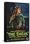 The Sheik Movie Rudolph Valentino Poster Print-null-Framed Stretched Canvas