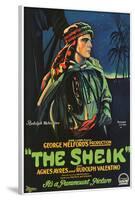 The Sheik Movie Rudolph Valentino Poster Print-null-Framed Poster