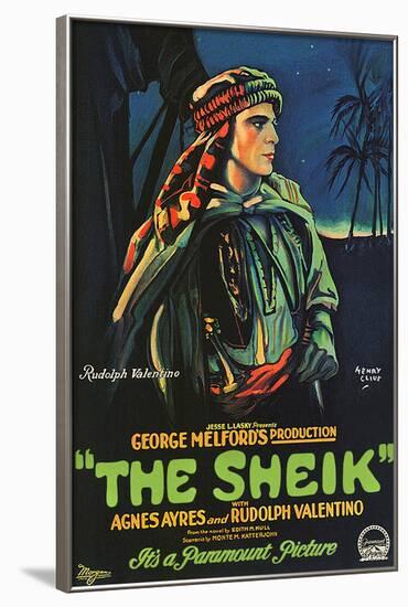 The Sheik Movie Rudolph Valentino Poster Print-null-Framed Poster