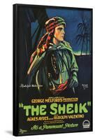 The Sheik Movie Rudolph Valentino Poster Print-null-Framed Poster