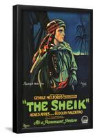 The Sheik Movie Rudolph Valentino Poster Print-null-Framed Poster