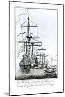The Sheik or Governor of Mozambique Visits Da Gama on Board His Ship-null-Mounted Giclee Print