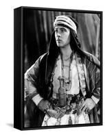 The Sheik, Rudolph Valentino, 1921-null-Framed Stretched Canvas