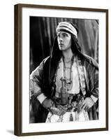 The Sheik, Rudolph Valentino, 1921-null-Framed Photo