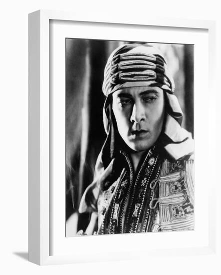 The Sheik, Rudolph Valentino, 1921-null-Framed Photo