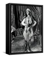 THE SHEIK, Rudolph Valentino, 1921-null-Framed Stretched Canvas