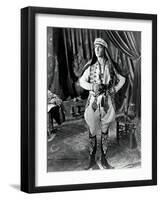 THE SHEIK, Rudolph Valentino, 1921-null-Framed Art Print