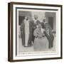 The Sheikh Mubarak of Koweit, His Son, and Three Attendants-null-Framed Giclee Print