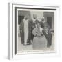 The Sheikh Mubarak of Koweit, His Son, and Three Attendants-null-Framed Giclee Print