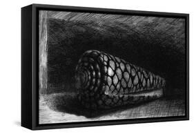 The Shell, 1650; The Shell is a Conus Marmoreus, Native to South-East Africa, Polynesia and Hawaii-Rembrandt van Rijn-Framed Stretched Canvas
