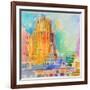 The Shell Building, San Francisco-Peter Graham-Framed Giclee Print