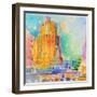 The Shell Building, San Francisco-Peter Graham-Framed Premium Giclee Print