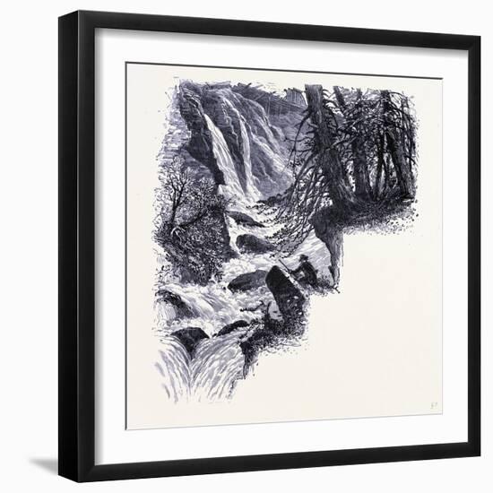 The Shelving Waterfall United States of America-null-Framed Giclee Print