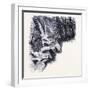 The Shelving Waterfall United States of America-null-Framed Giclee Print