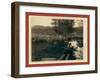 The Shepherd and Flock. on F.E. and M.V. R'Y. in Dakota-John C. H. Grabill-Framed Giclee Print