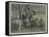 The Shepherd Asleep, 1888-Giovanni Segantini-Framed Stretched Canvas