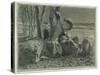 The Shepherd Asleep, 1888-Giovanni Segantini-Stretched Canvas