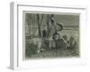 The Shepherd Asleep, 1888-Giovanni Segantini-Framed Giclee Print