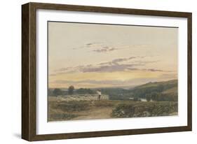 The Shepherd, Evening-Francis Oliver Finch-Framed Giclee Print