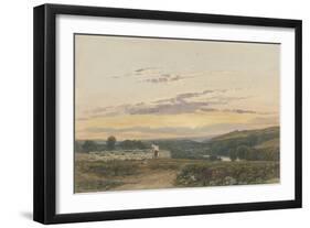 The Shepherd, Evening-Francis Oliver Finch-Framed Giclee Print