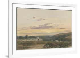 The Shepherd, Evening-Francis Oliver Finch-Framed Giclee Print