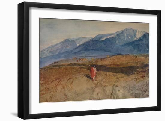 'The Shepherd Landscape', 1923-John Sell Cotman-Framed Giclee Print