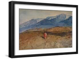 'The Shepherd Landscape', 1923-John Sell Cotman-Framed Giclee Print