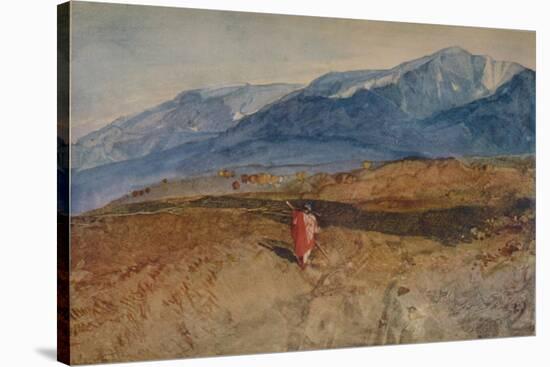 'The Shepherd Landscape', 1923-John Sell Cotman-Stretched Canvas