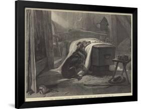 The Shepherd's Chief Mourner-Edwin Landseer-Framed Premium Giclee Print