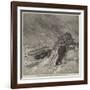 The Shepherd's Christmas, a Sketch on Brighton Downs-Edward Duncan-Framed Giclee Print