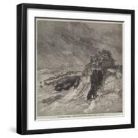 The Shepherd's Christmas, a Sketch on Brighton Downs-Edward Duncan-Framed Giclee Print