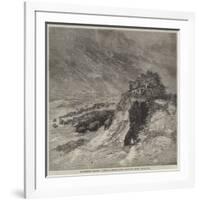 The Shepherd's Christmas, a Sketch on Brighton Downs-Edward Duncan-Framed Giclee Print