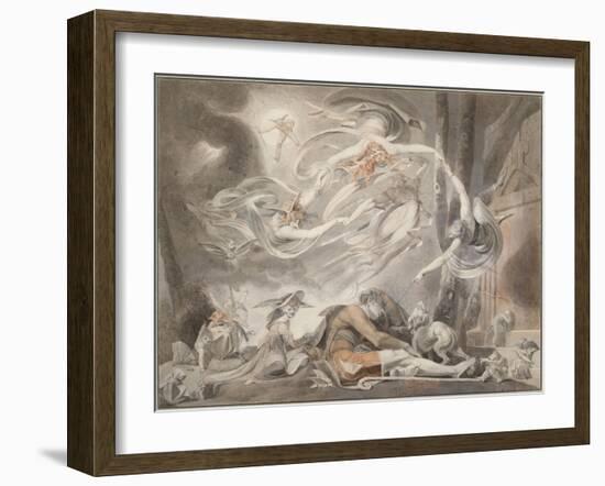 The Shepherd's Dream, 1786-Johann Heinrich Fussli-Framed Giclee Print