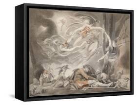 The Shepherd's Dream, 1786-Johann Heinrich Fussli-Framed Stretched Canvas