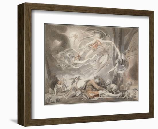 The Shepherd's Dream, 1786-Johann Heinrich Fussli-Framed Giclee Print