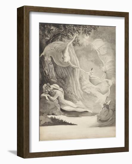 The Shepherd's Dream, C.1820-Lady Georgina North-Framed Giclee Print