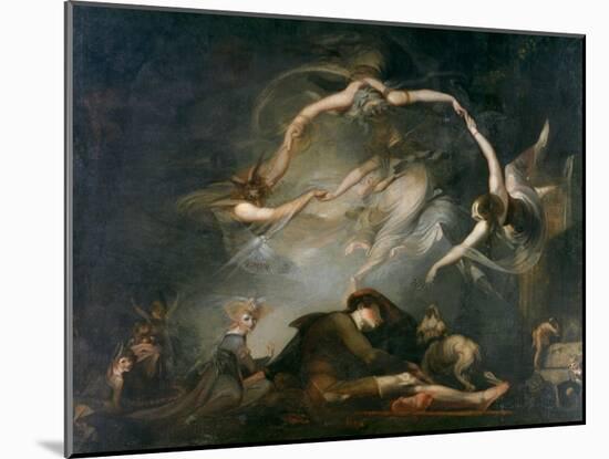 The Shepherd's Dream, from Paradise Lost, 1793-Henry Fuseli-Mounted Giclee Print