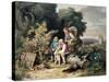 The Shepherd's Family, 1837-Ludwig Richter-Stretched Canvas