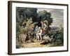 The Shepherd's Family, 1837-Ludwig Richter-Framed Giclee Print