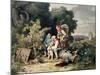 The Shepherd's Family, 1837-Ludwig Richter-Mounted Giclee Print