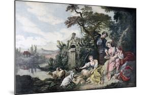 The Shepherd's Gift, or the Nest, 1892-François Bouchot-Mounted Giclee Print