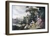 The Shepherd's Gift, or the Nest, 1892-François Bouchot-Framed Giclee Print