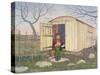 The Shepherd's Hut, from 'Far from the Madding Crowd', by Thomas Hardy-Ditz-Stretched Canvas