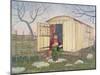 The Shepherd's Hut, from 'Far from the Madding Crowd', by Thomas Hardy-Ditz-Mounted Giclee Print