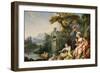 The Shepherd's Presents (The Nes)-François Boucher-Framed Giclee Print