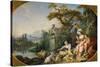 The Shepherd's Presents, (The Nest) Collection of Louis XV-Francois Boucher-Stretched Canvas