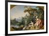 The Shepherd's Presents, (The Nest) Collection of Louis XV-Francois Boucher-Framed Giclee Print