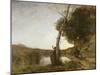 The Shepherd's Star, 1864-Jean-Baptiste-Camille Corot-Mounted Giclee Print