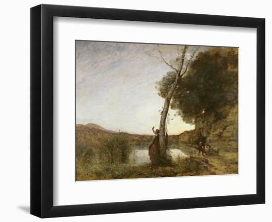 The Shepherd's Star, 1864-Jean-Baptiste-Camille Corot-Framed Giclee Print